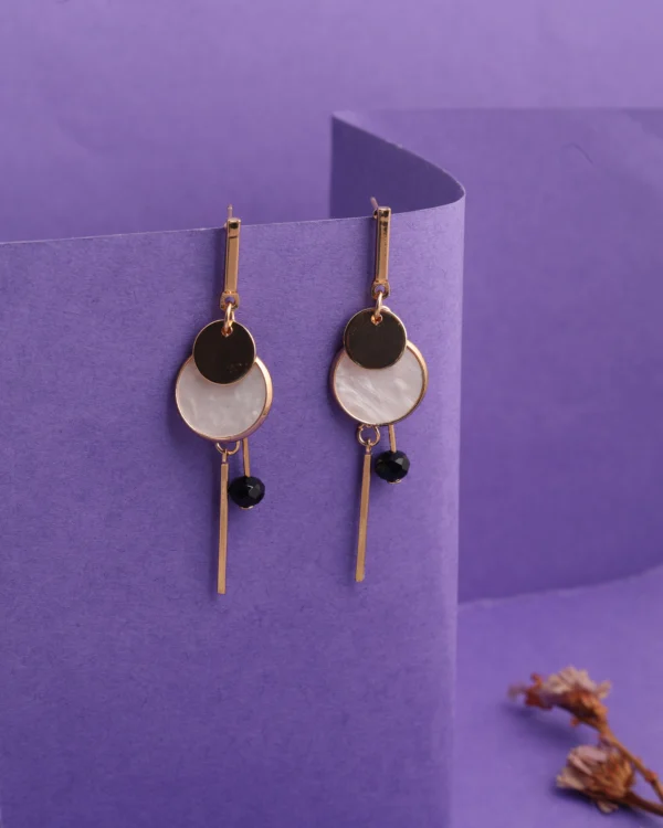 Luxury Pearl Circle Earrings
