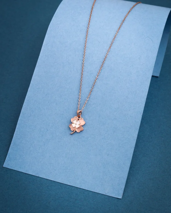 Rose Gold Party Wear Pendant
