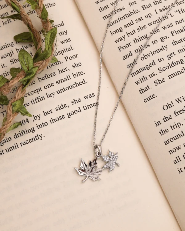 Silver Leaf Pendant