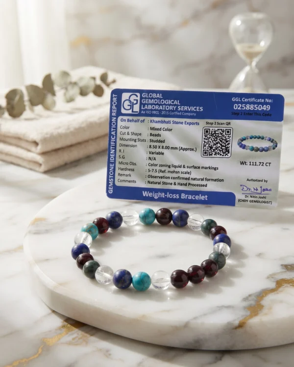 Weight Loss Natural Gemstone Beaded Bracelet