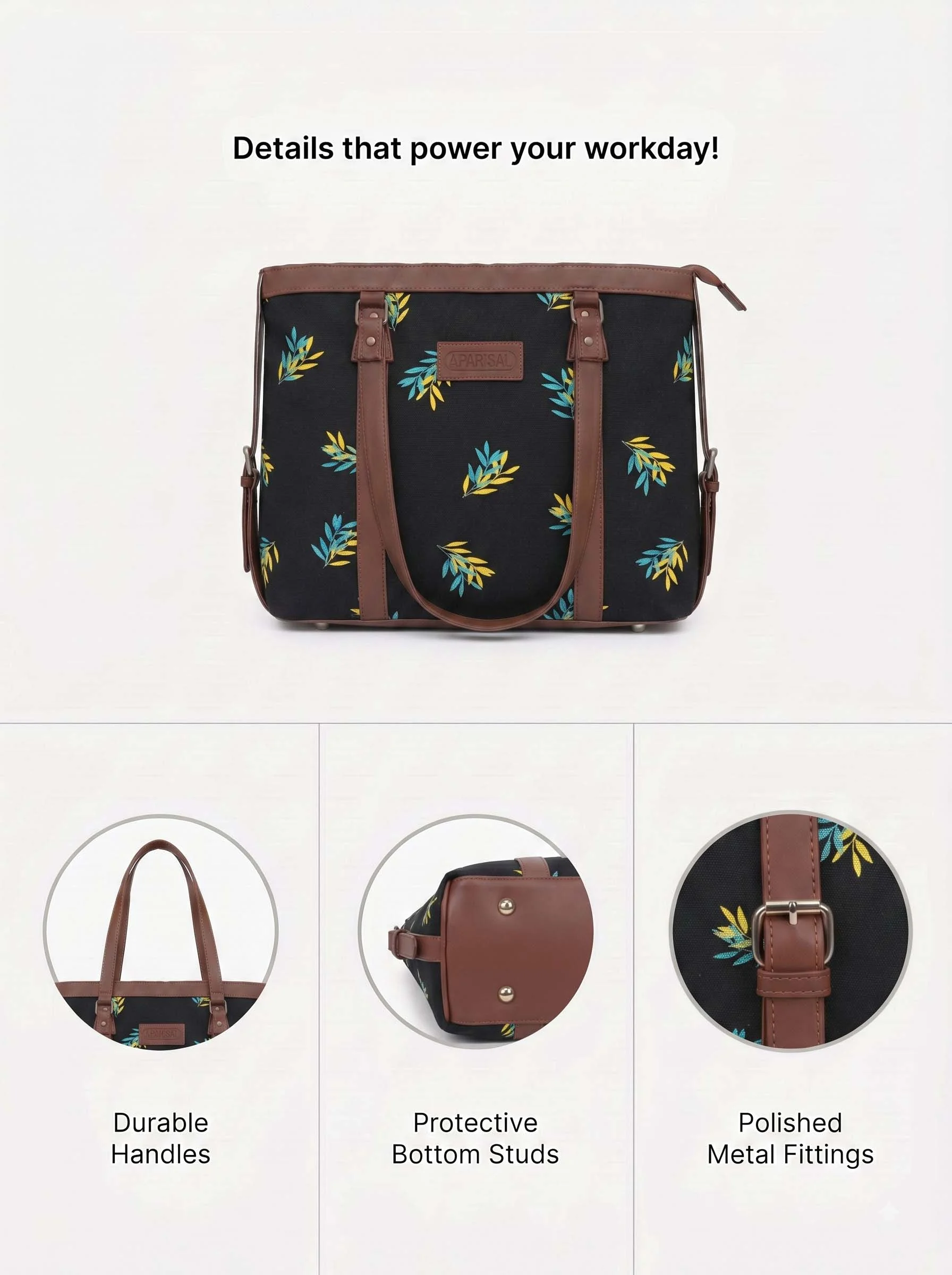 Botanical Print Tote Bag - Image 4