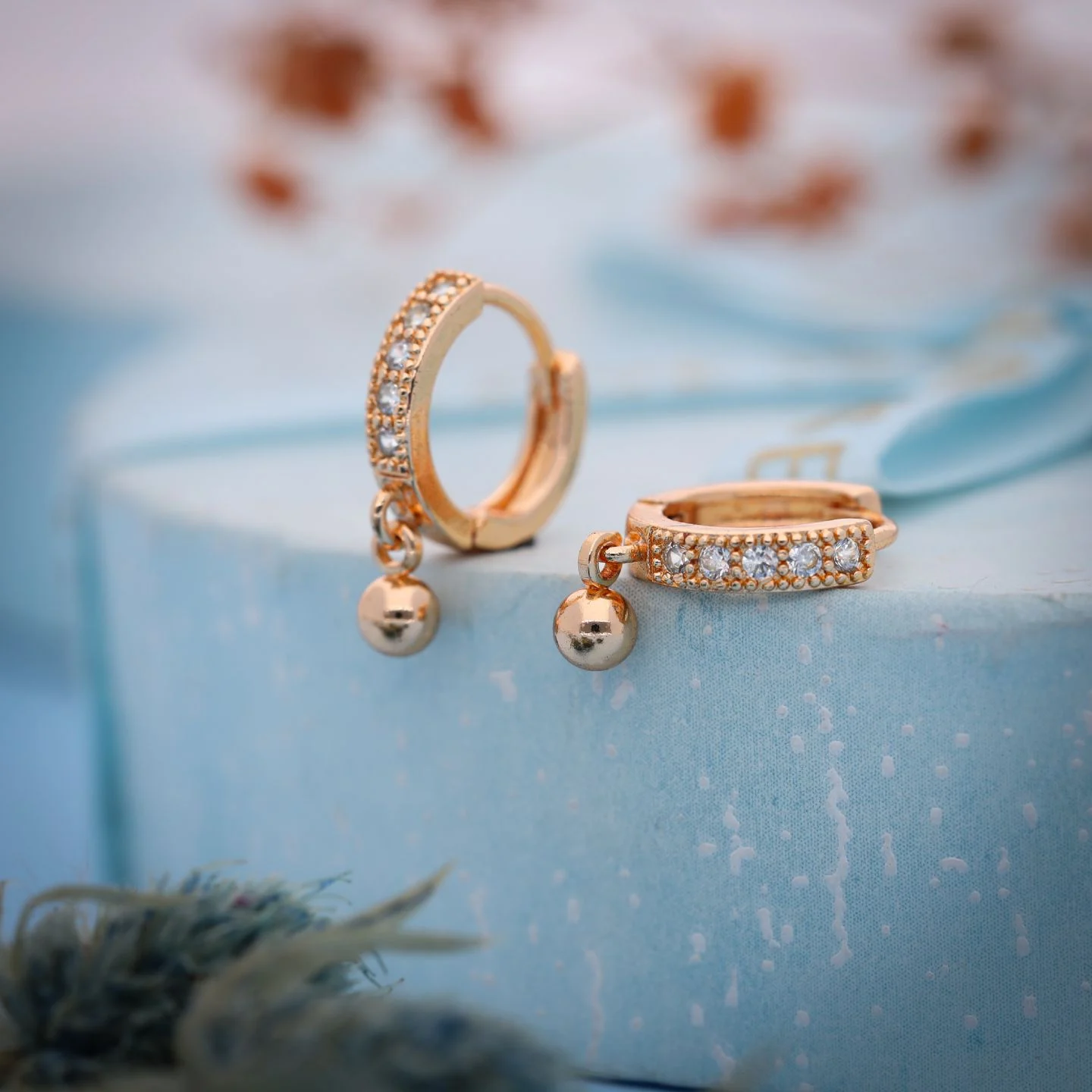 Classic Gold Hoop Earrings - Image 2