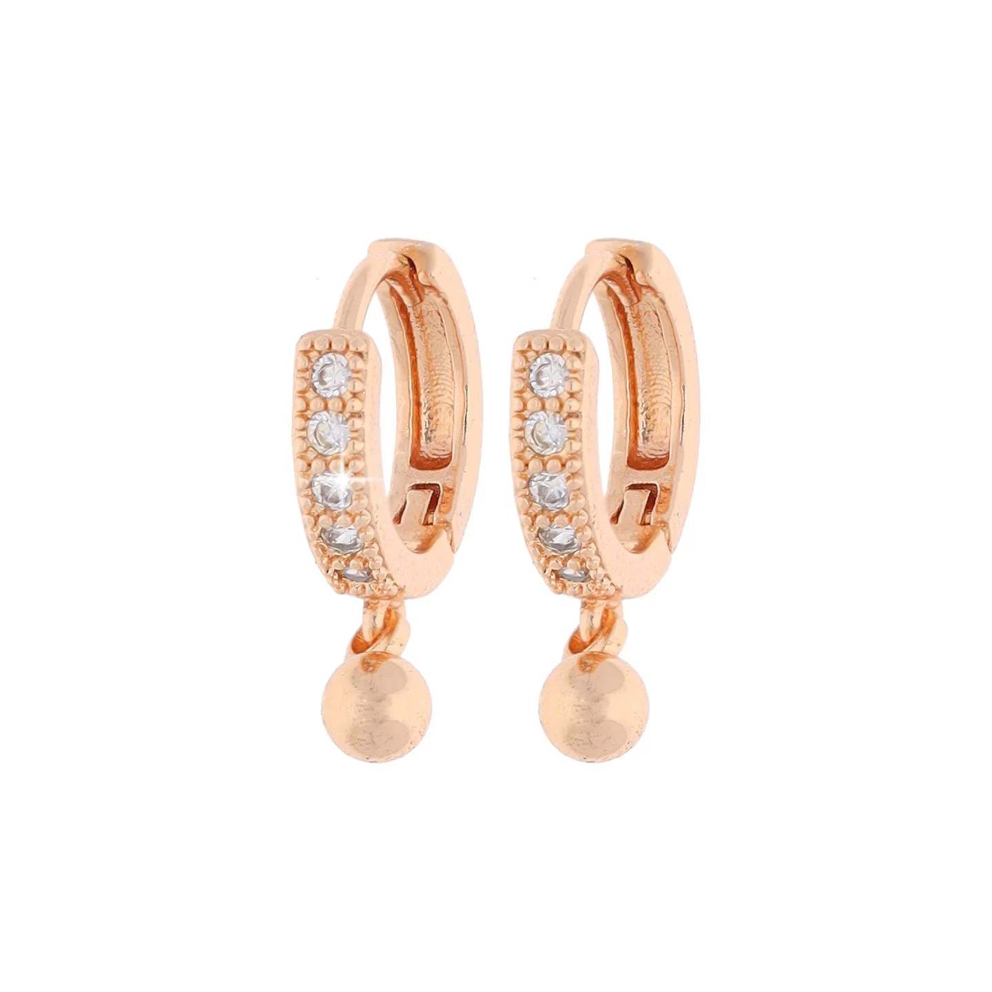 Classic Gold Hoop Earrings - Image 4