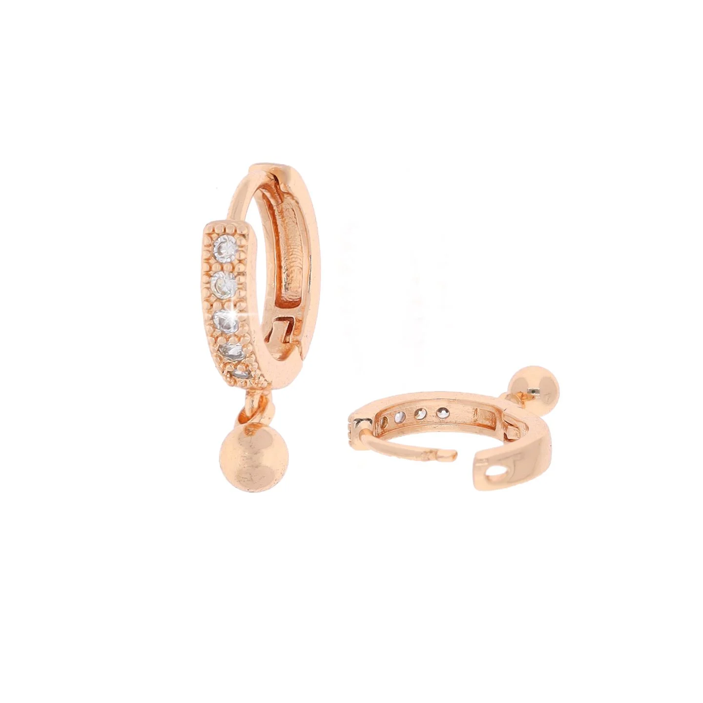 Classic Gold Hoop Earrings - Image 5