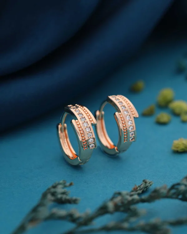 Luxury Crystal Hoops