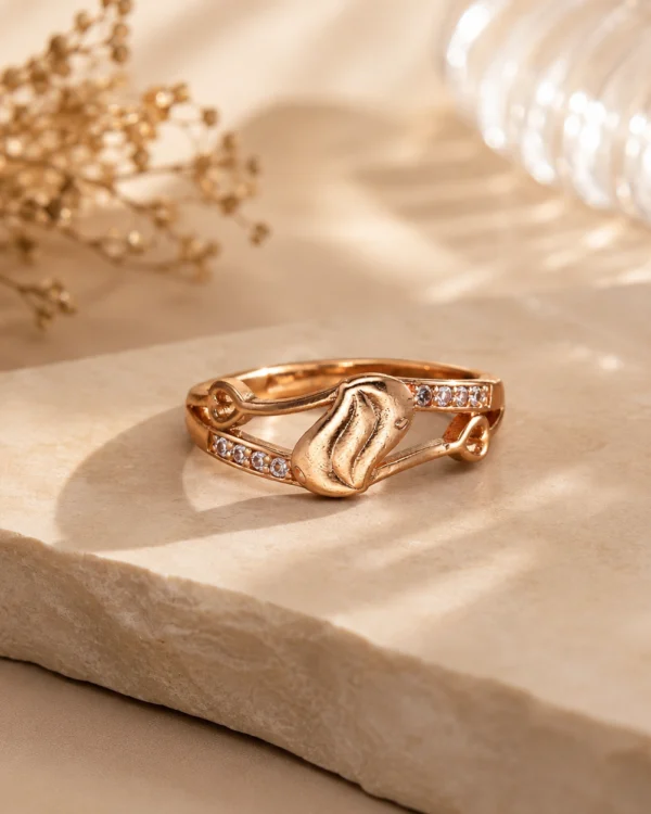 Rose Flame Spark Ring