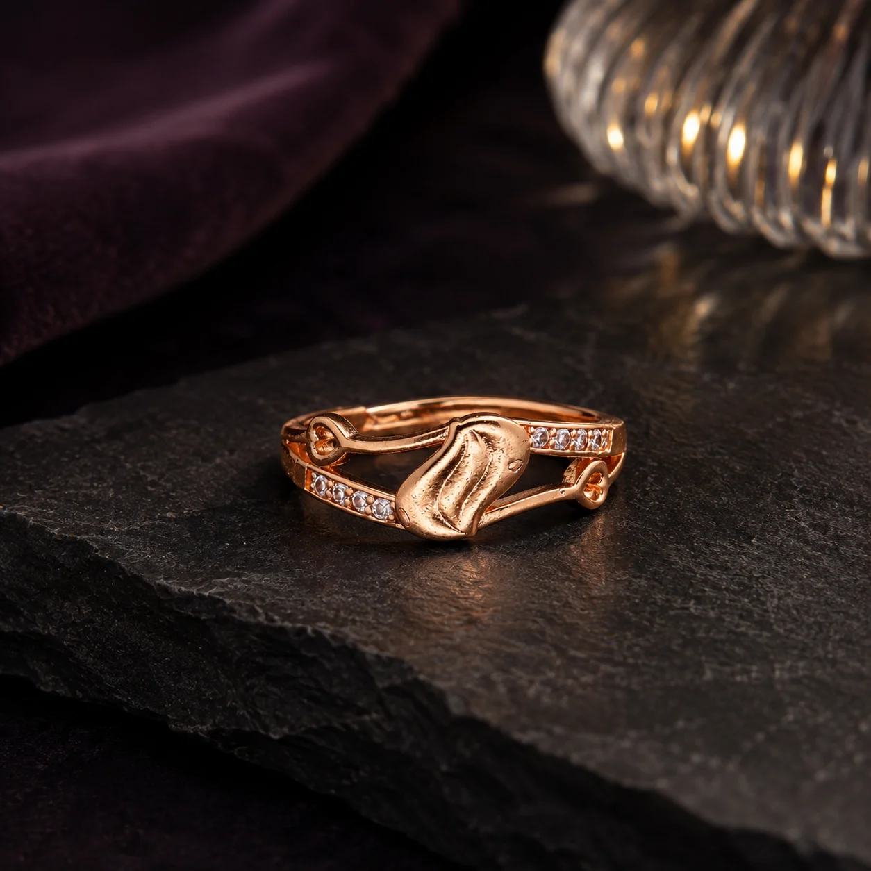 Rose Flame Spark Ring - Image 3
