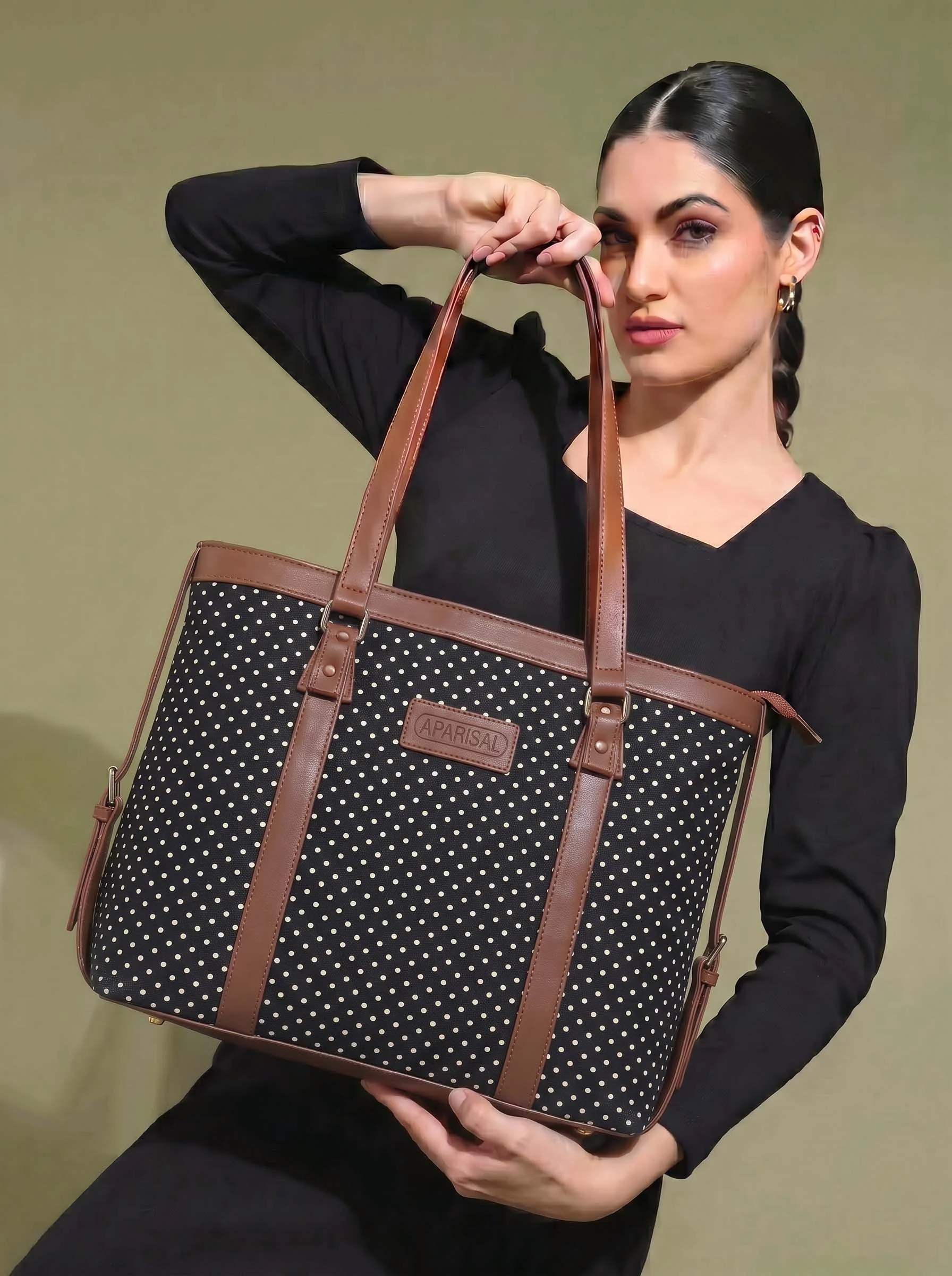 Classic Polka Dot Tote Bag - Image 2