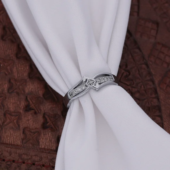 Silver Leaf Embrace Ring - Image 3