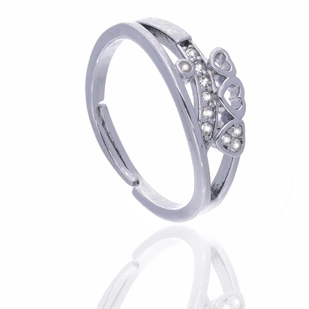 Infinity Heart Crystal Ring - Image 4