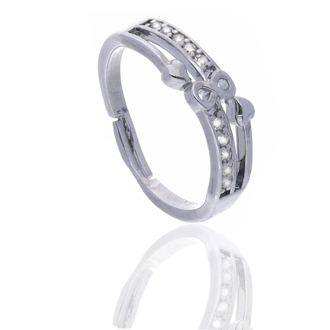 Silver Infinity Crystal Ring - Image 3
