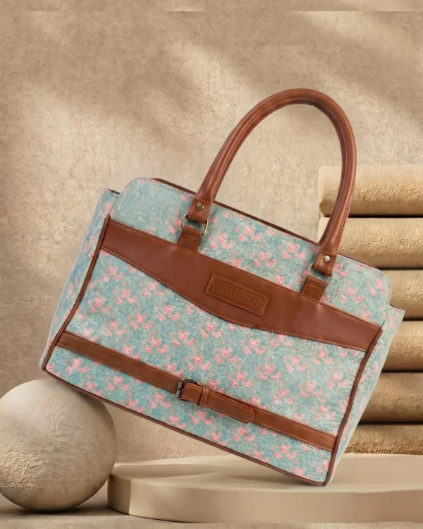 Pastel Floral Satchel Bag