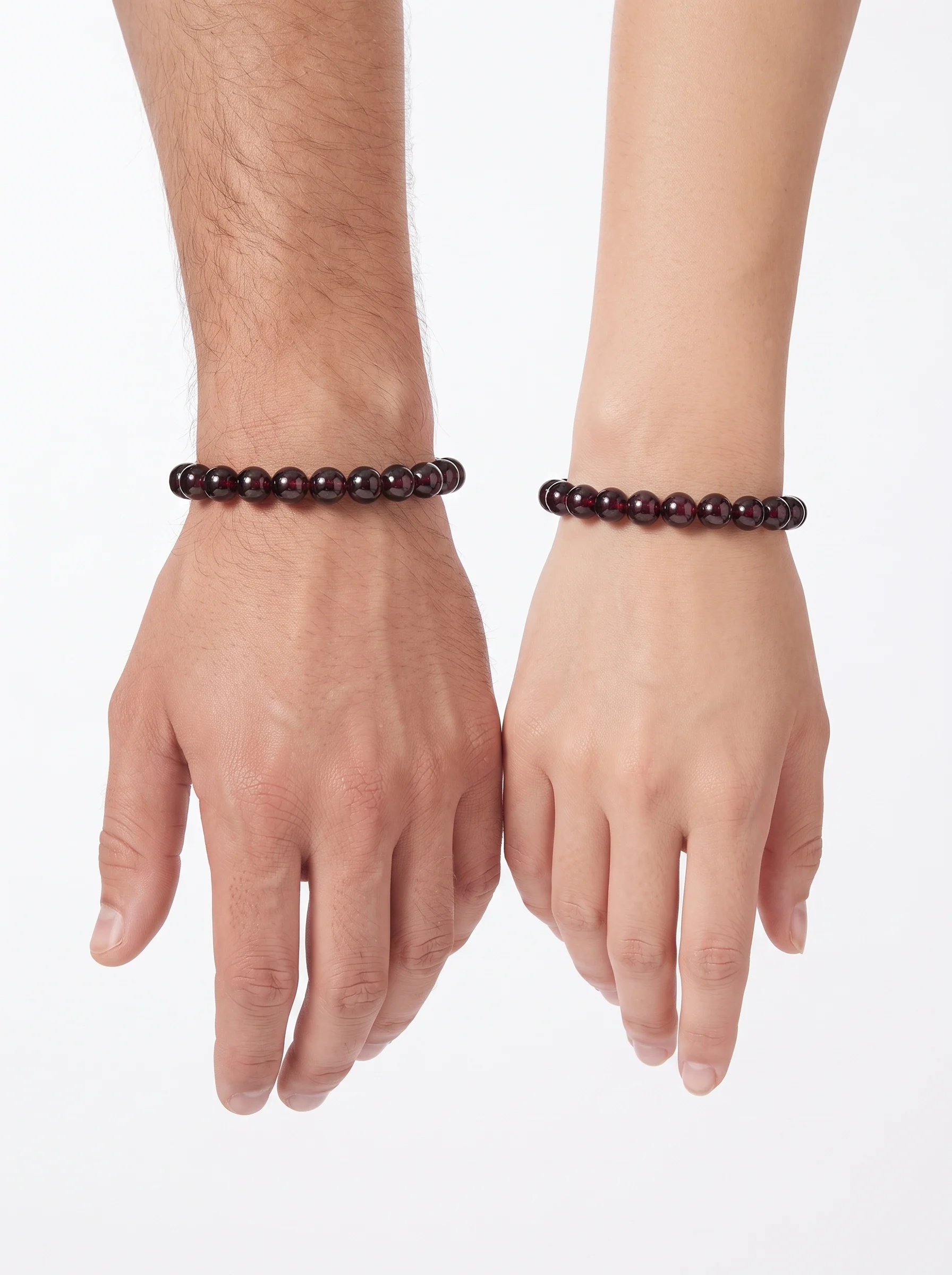 Natural Garnet Gemstone Beaded Bracelet - Image 4