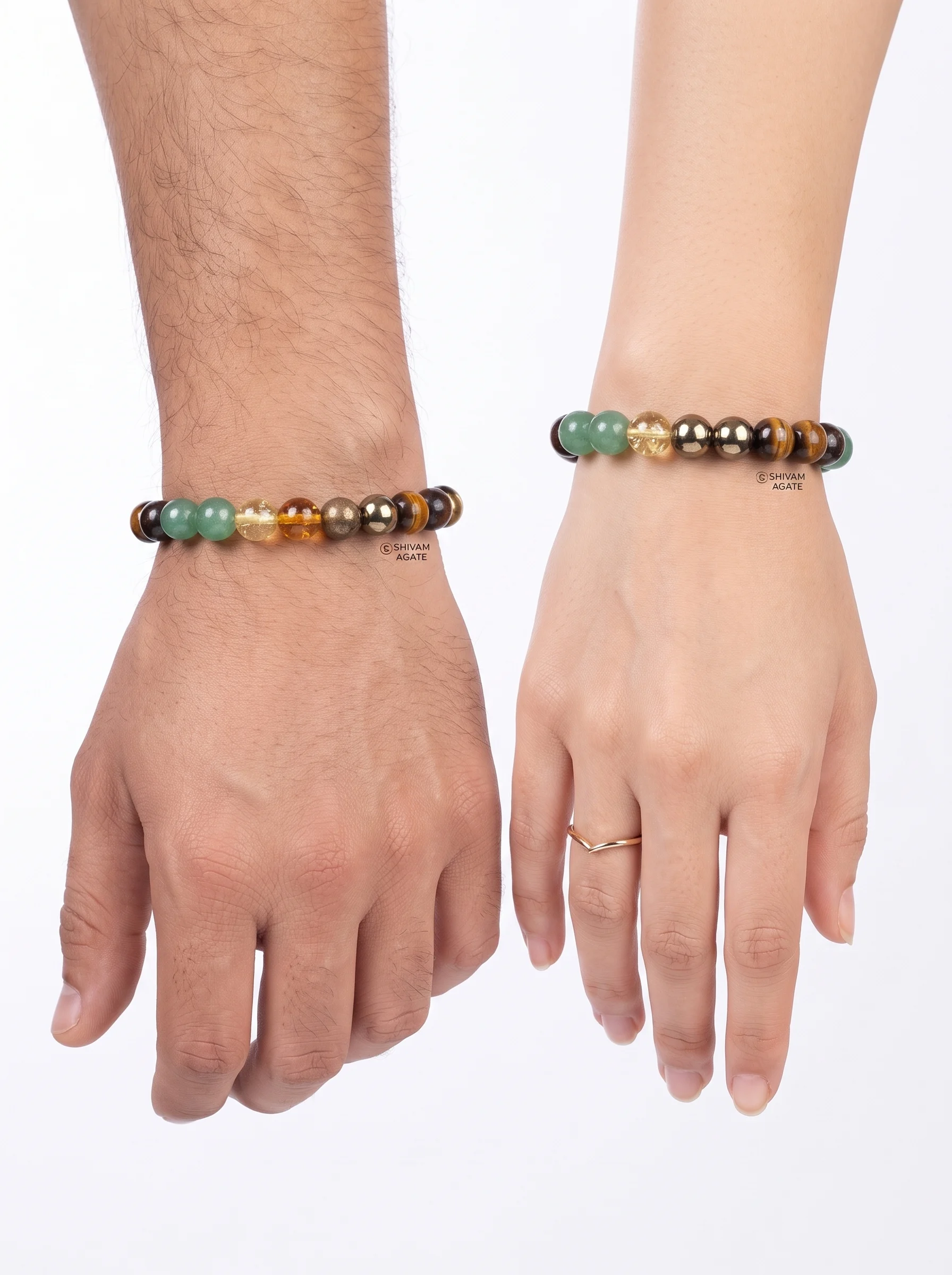 Wealth Natural Gemstone Beaded Bracelet - Image 5