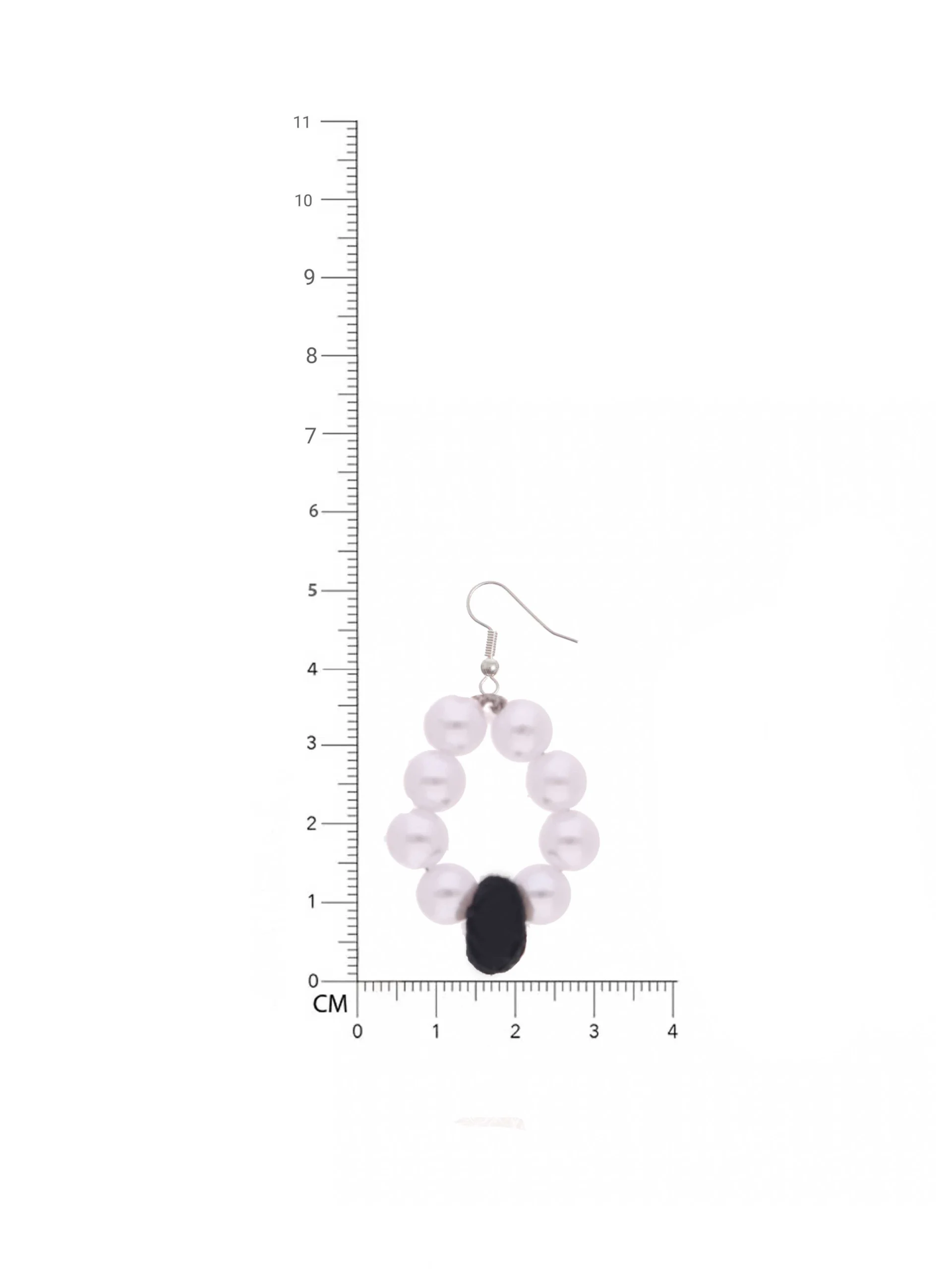Handmade Pearl Drop Earrings - Image 3