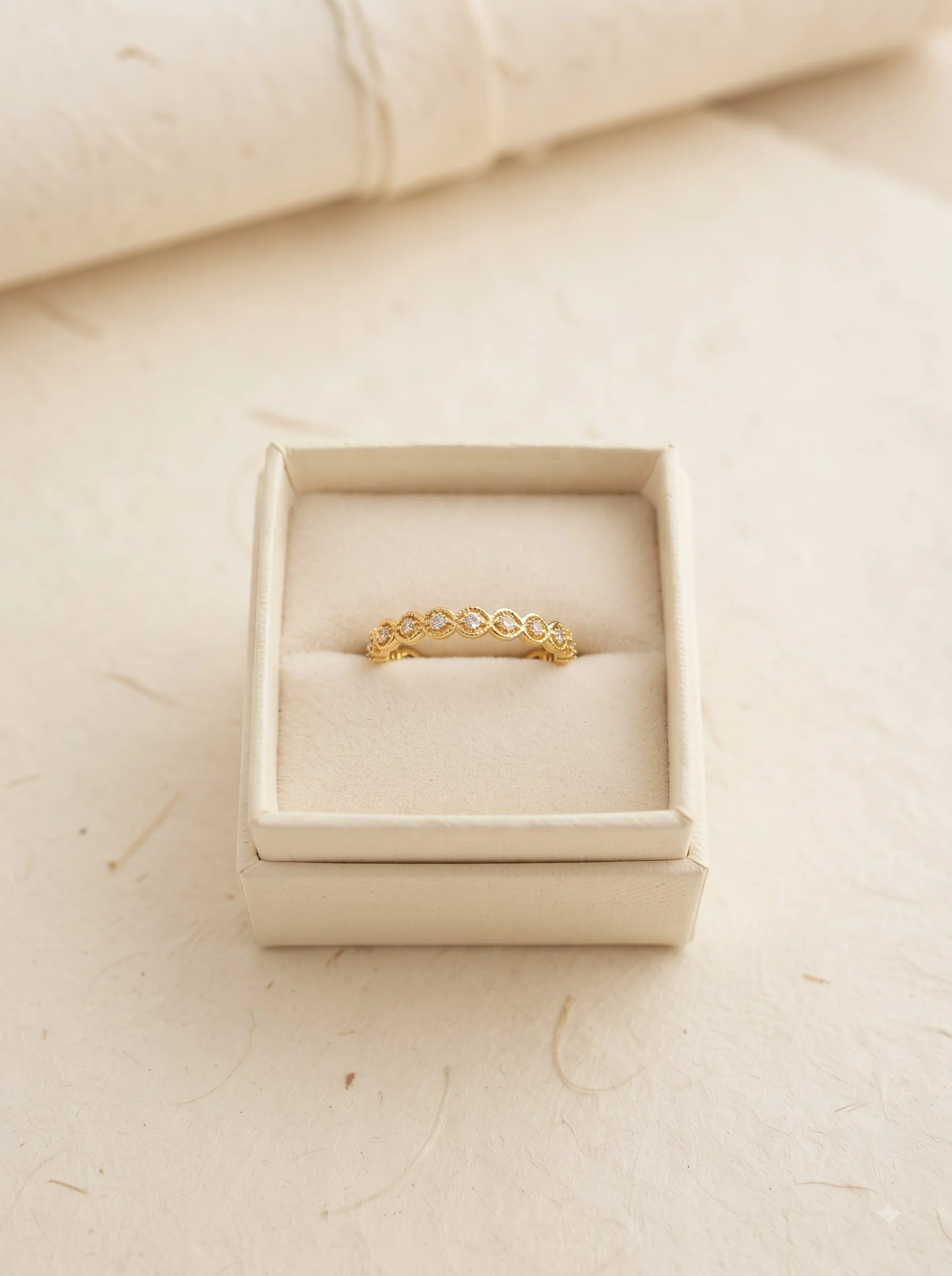 Crystal Marquise Gold Ring - Image 4