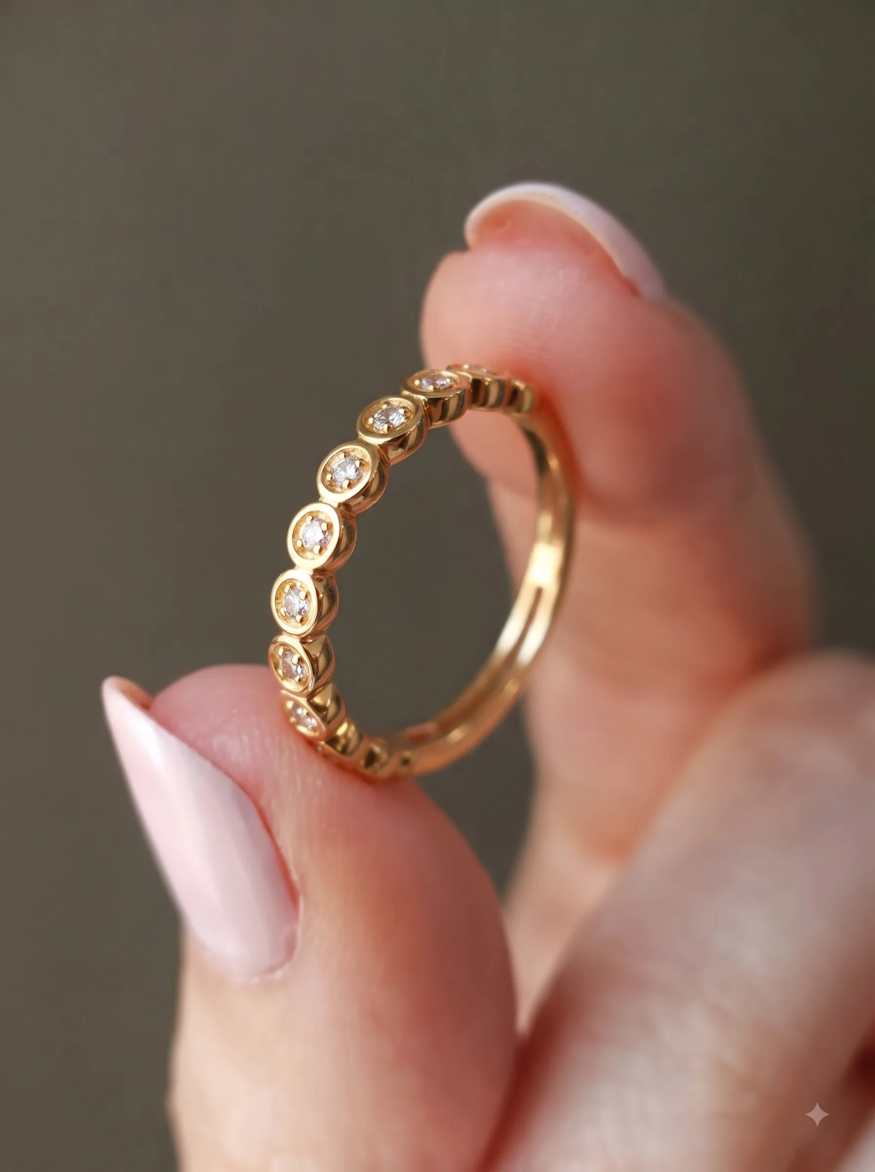 Crystal Marquise Gold Ring - Image 3