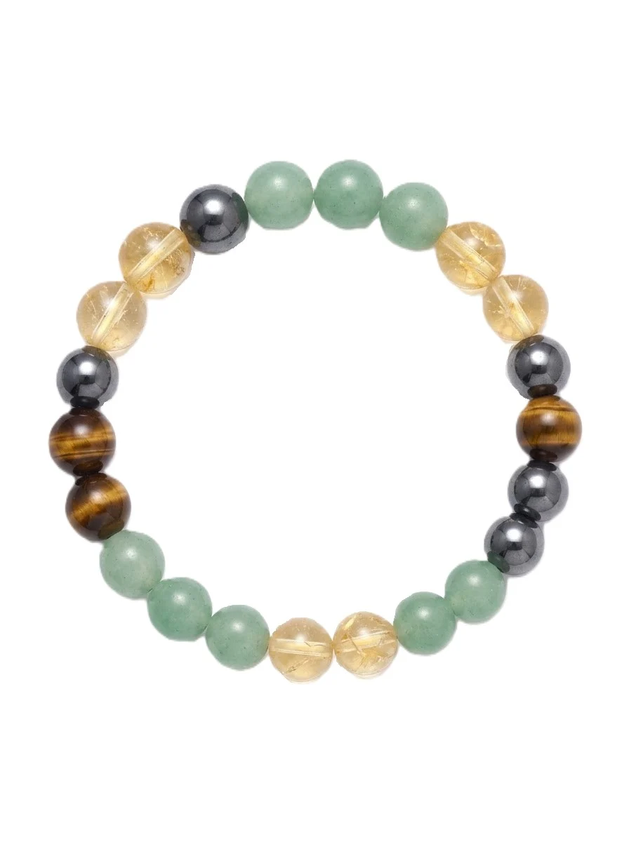 Wealth Natural Gemstone Beaded Bracelet - Image 4