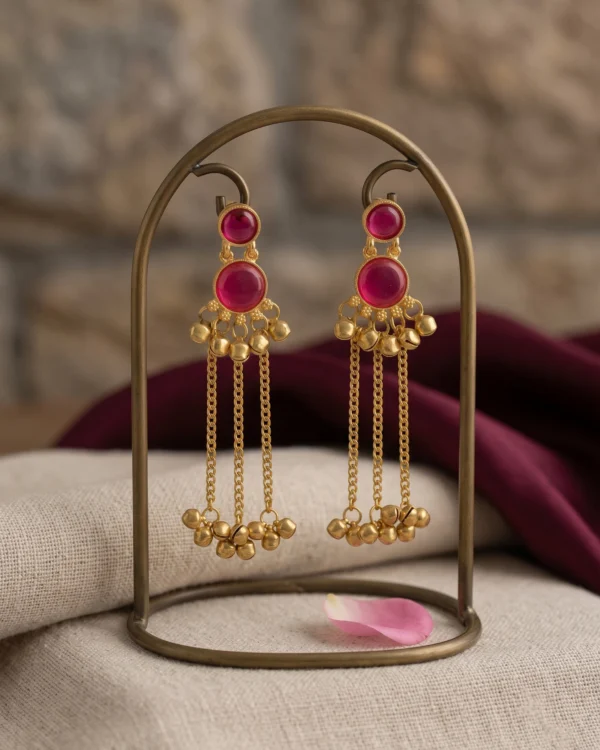 Ruby Swing Earrings