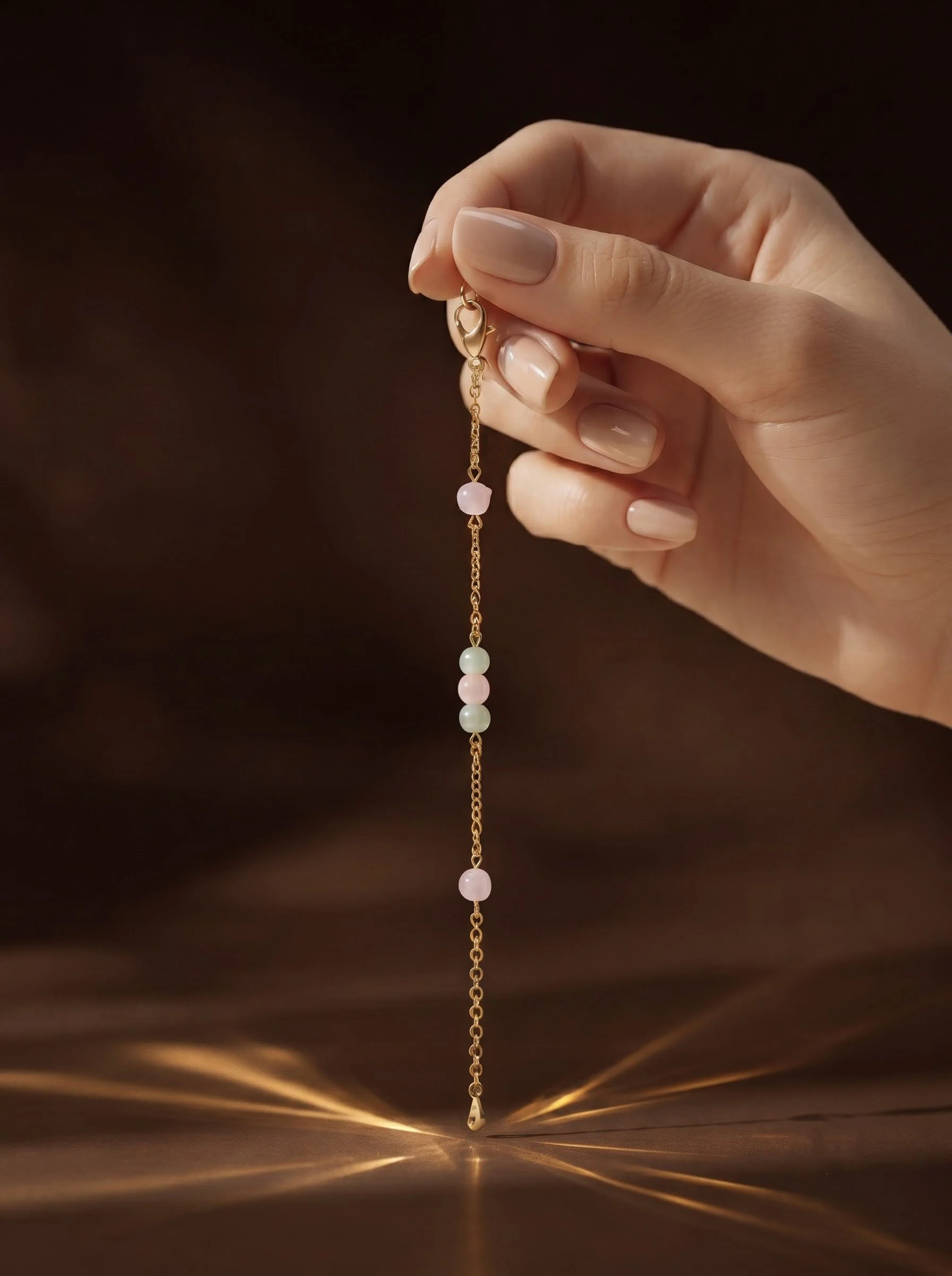 Pastel Bead Chain Bracelet - Image 6