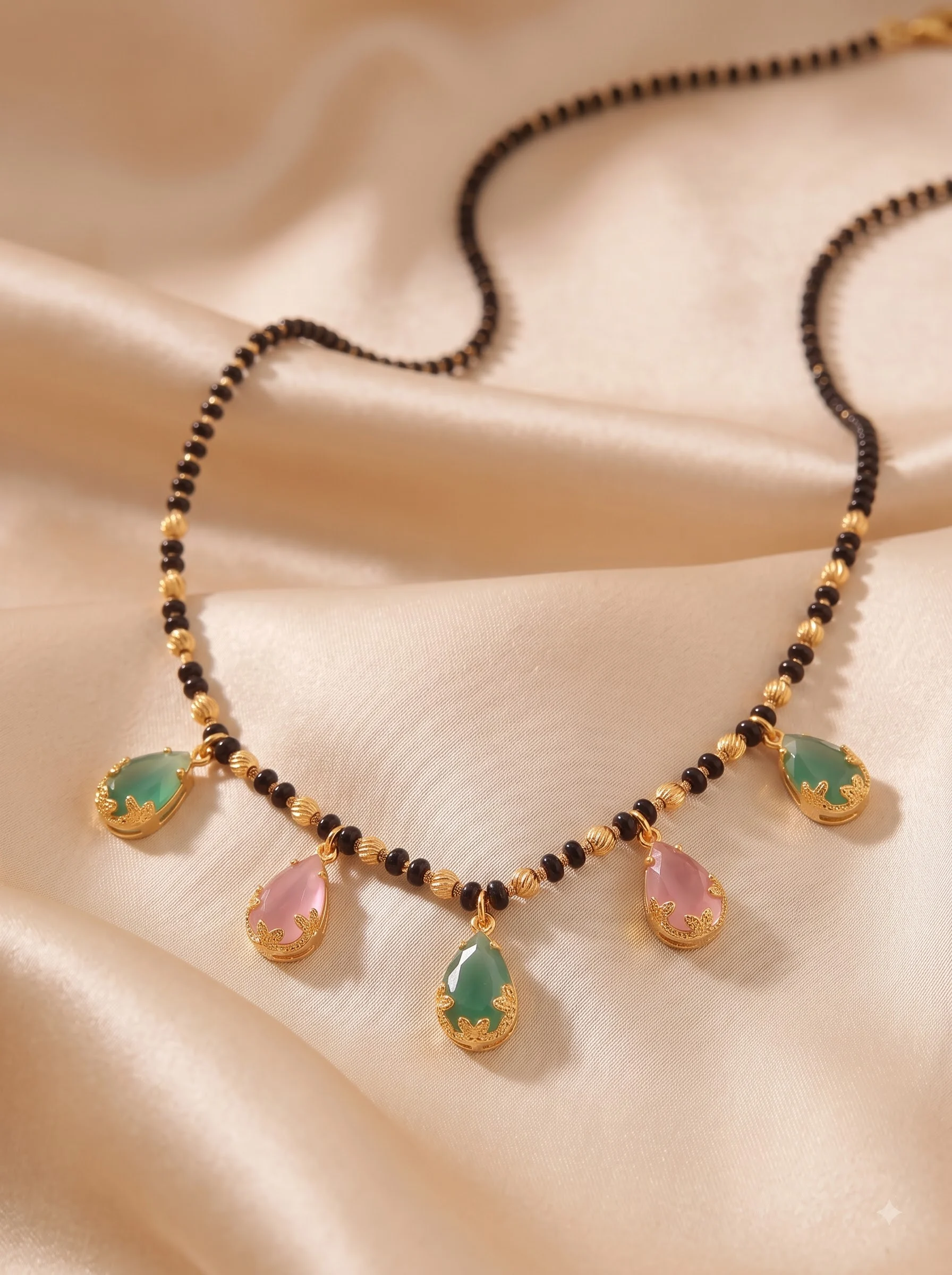 Multicolor Drop Mangalsutra