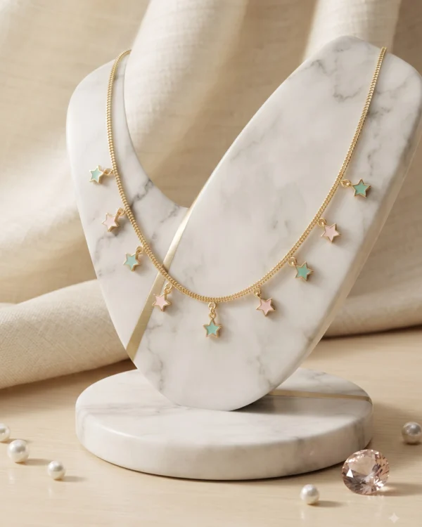 Celestial Star Charm Necklace