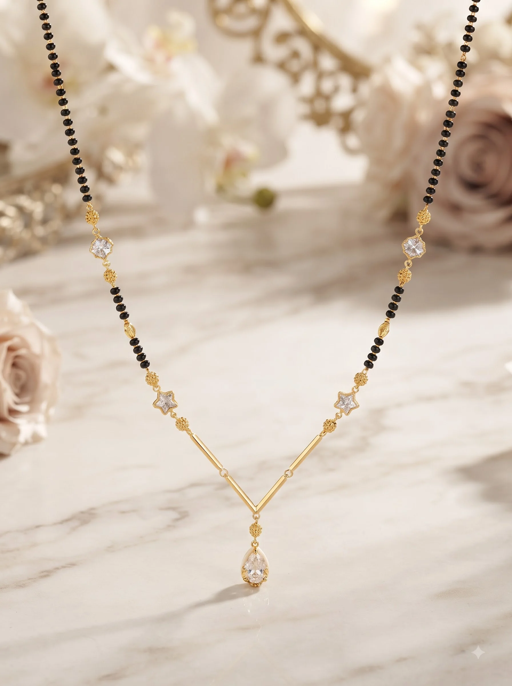 Premium Gold Mangalsutra Necklace - Image 3