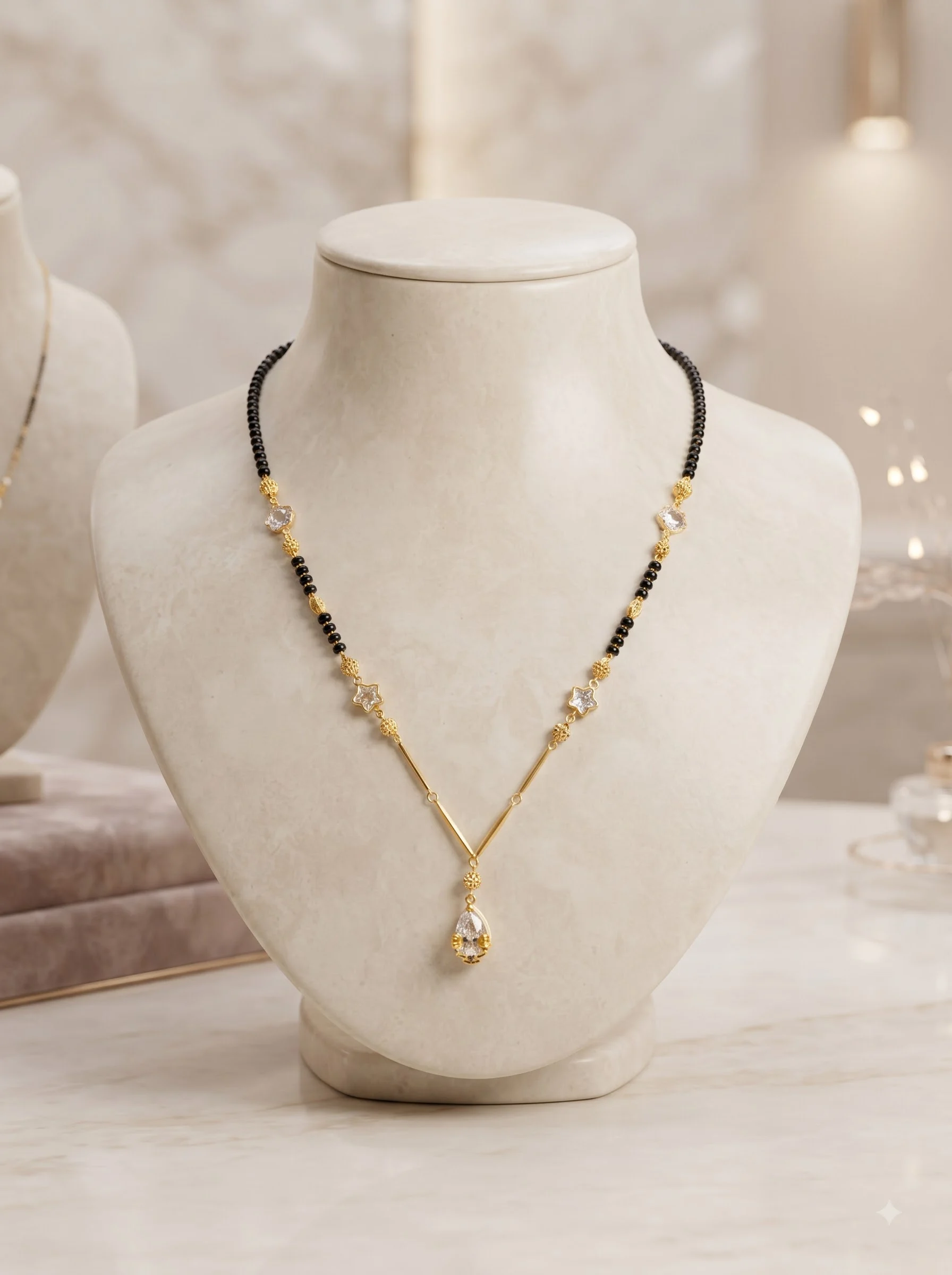 Premium Gold Mangalsutra Necklace - Image 4