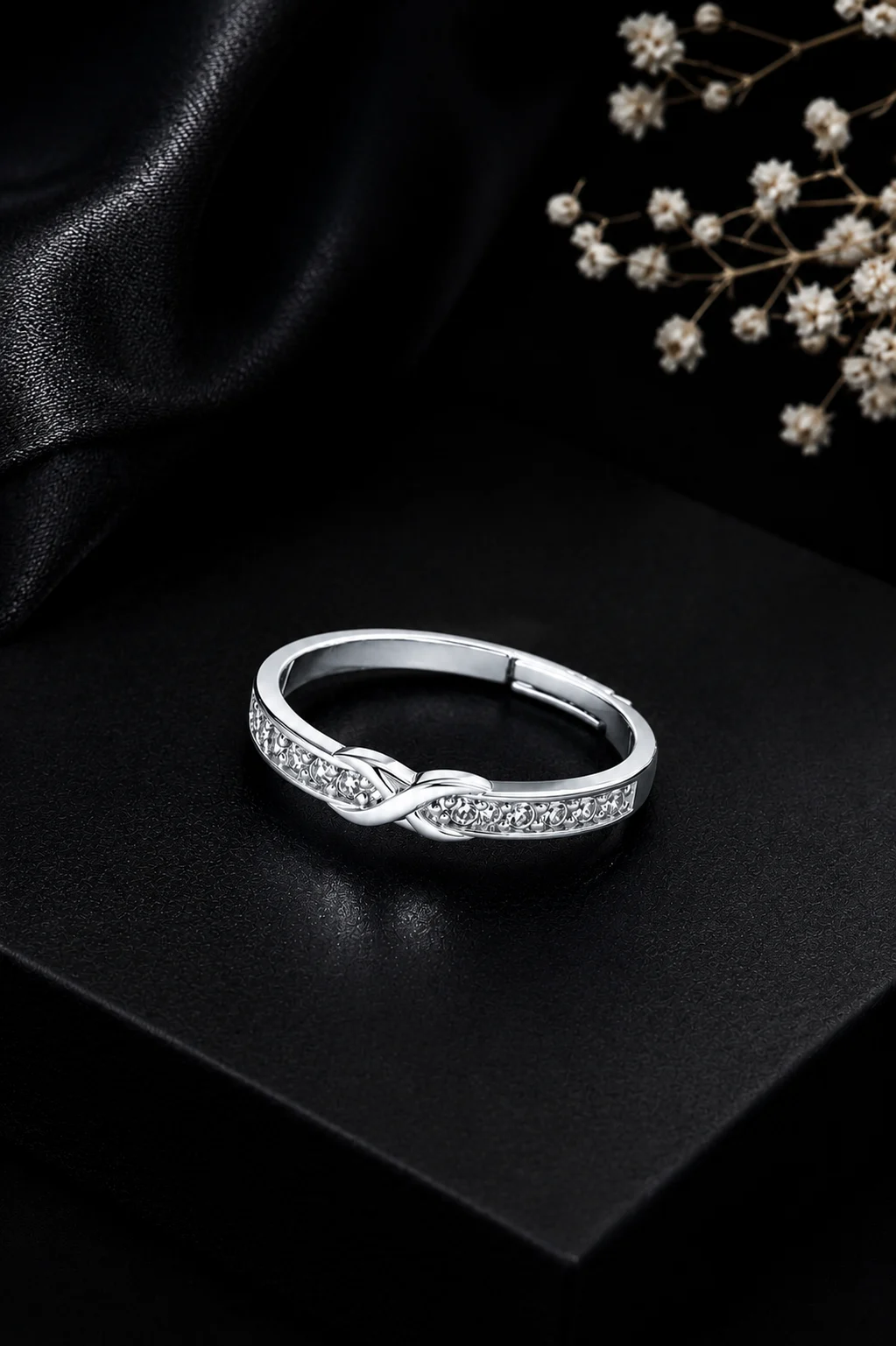Silver Infinity Filigree Ring - Image 2