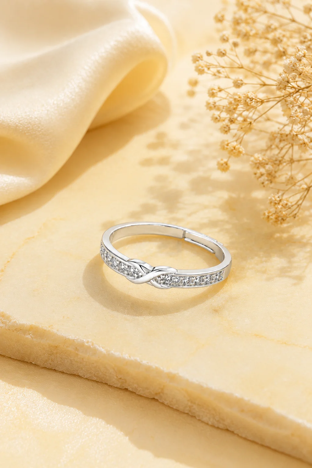 Silver Infinity Filigree Ring - Image 5