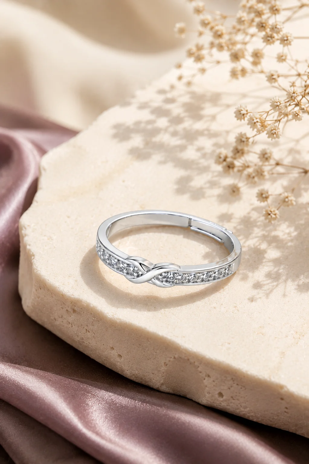 Silver Infinity Filigree Ring - Image 4