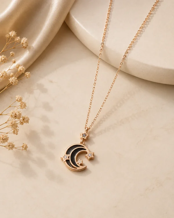 Rose Gold Charm Necklace
