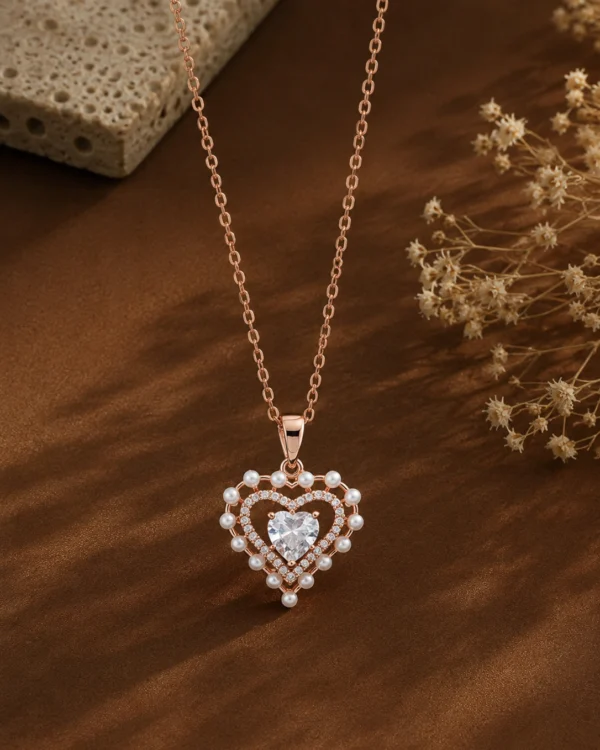 Rose Gold Designer Pendant