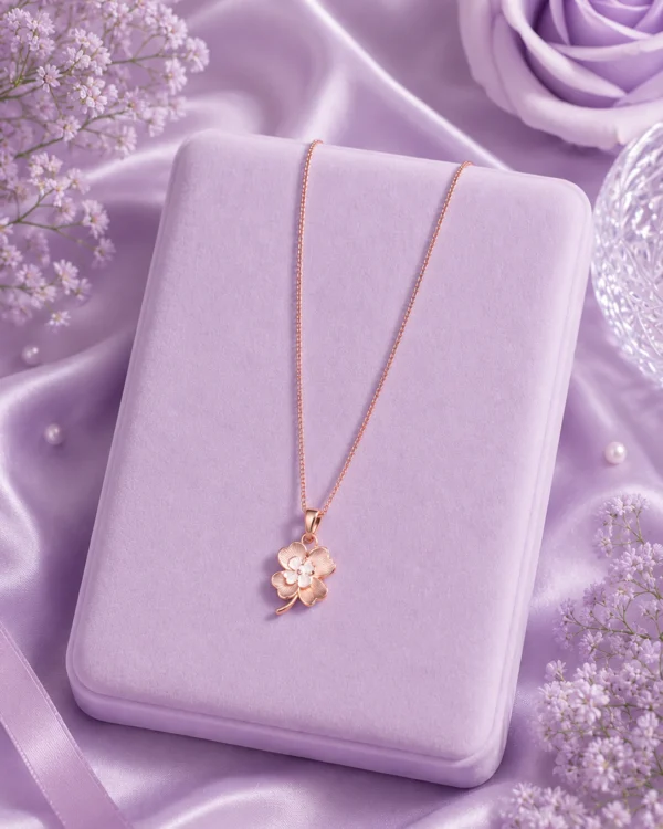 Rose Gold Party Wear Pendant