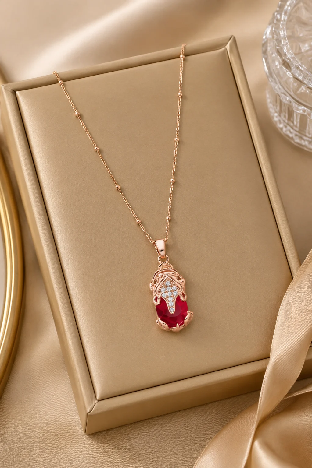 Rose Gold Grace Pendant