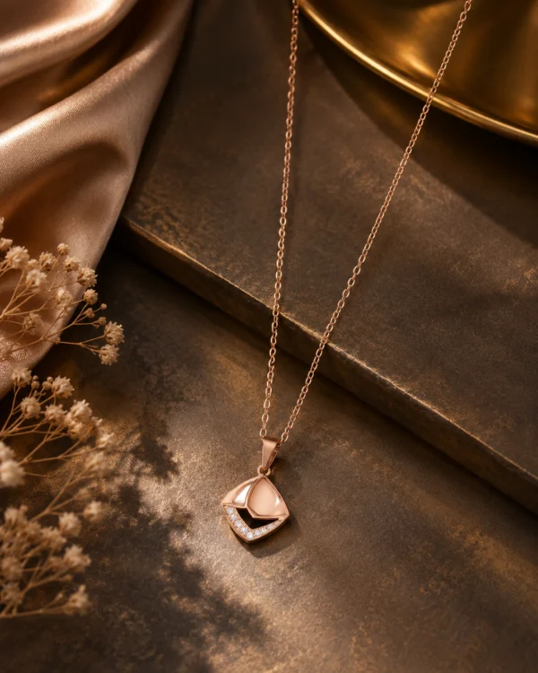 Rose Gold Graceful Pendant
