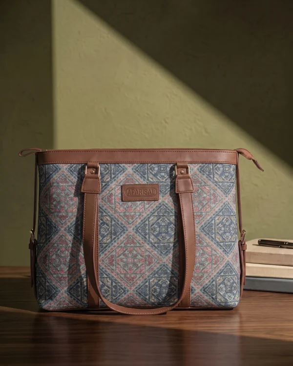 Ethnic Geometric Tote Bag