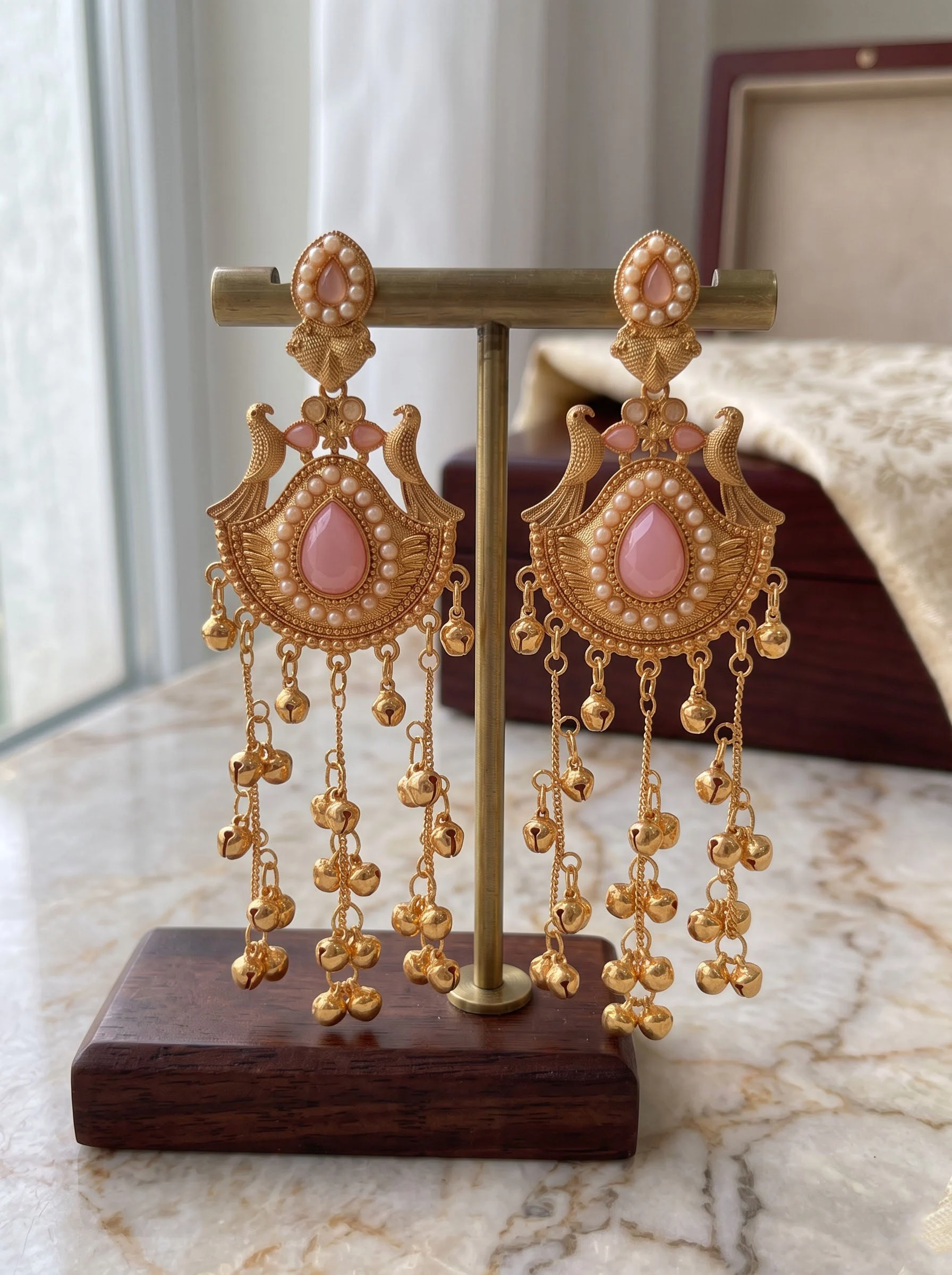 Gulabi Grace Dangle Earrings