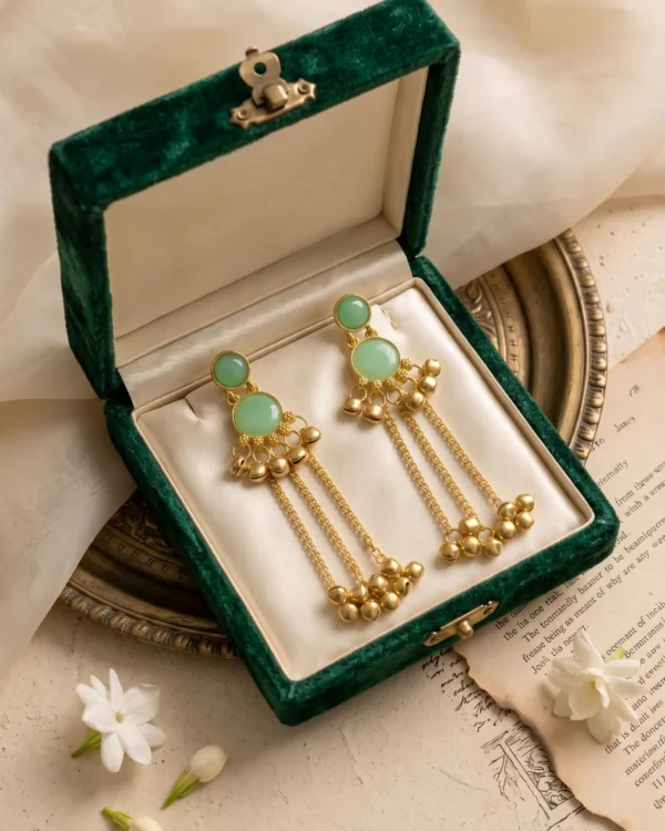 Mint Glow Earrings