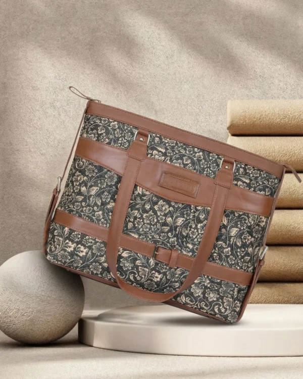 Vintage Floral Satchel Bag