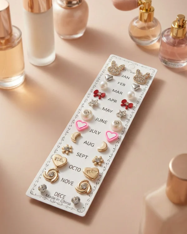 Designer Stud Earrings Gift Set