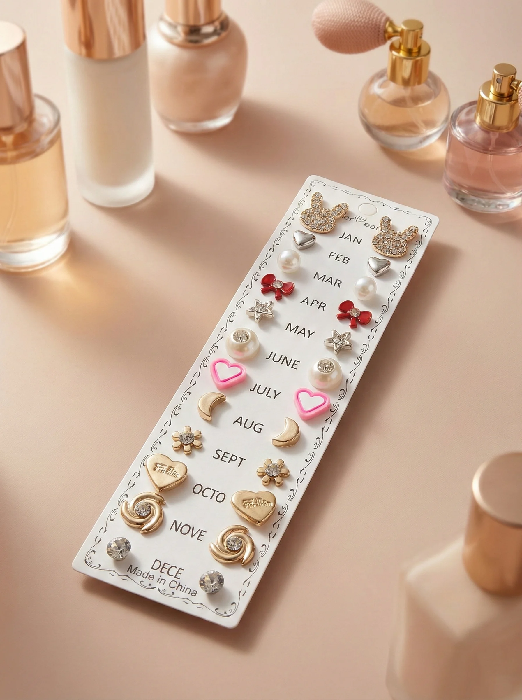 Designer Stud Earrings Gift Set