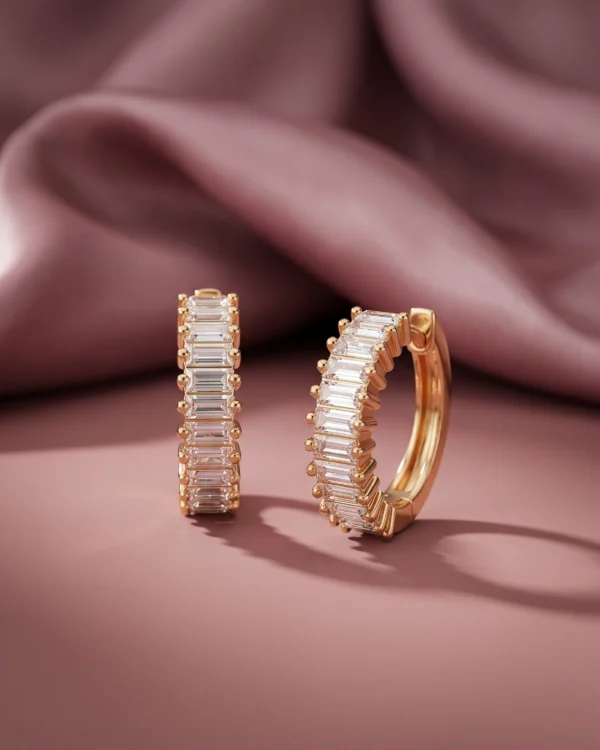 Crystal Hoop Earrings