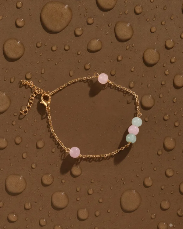 Pastel Bead Chain Bracelet