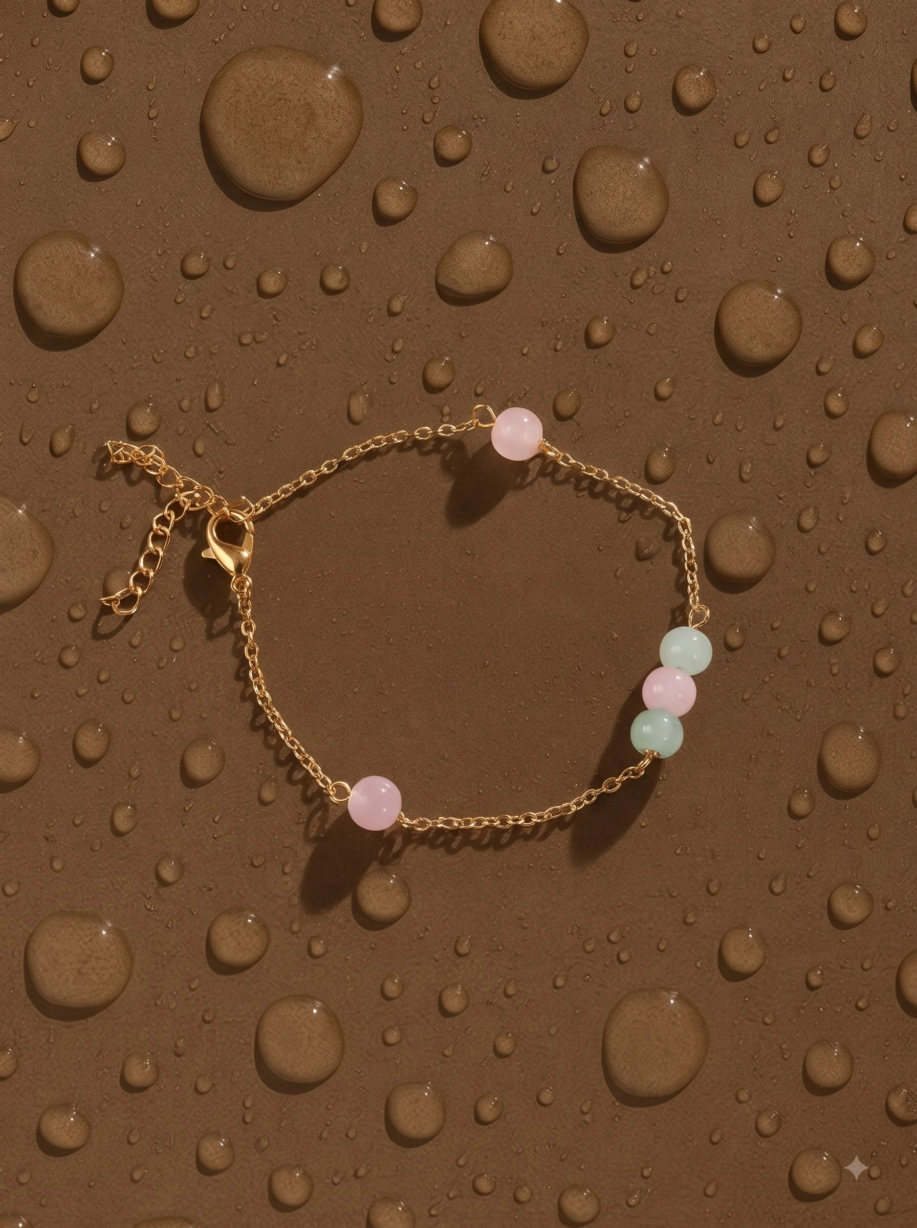 Pastel Bead Chain Bracelet