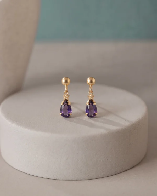 Royal Purple Earrings