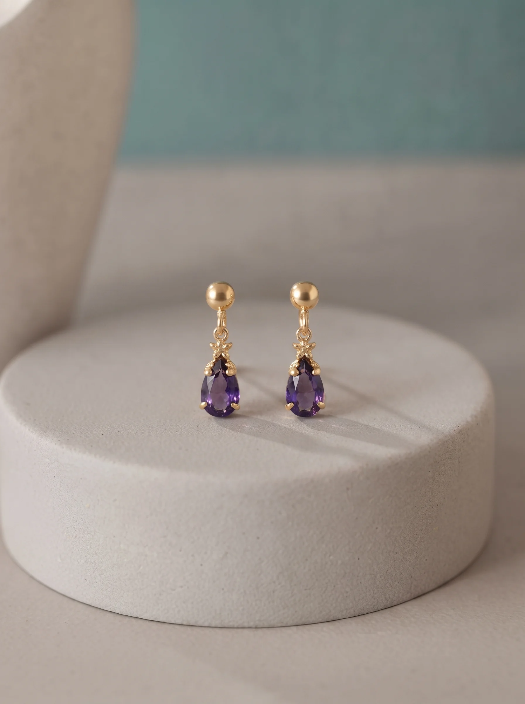 Royal Purple Earrings
