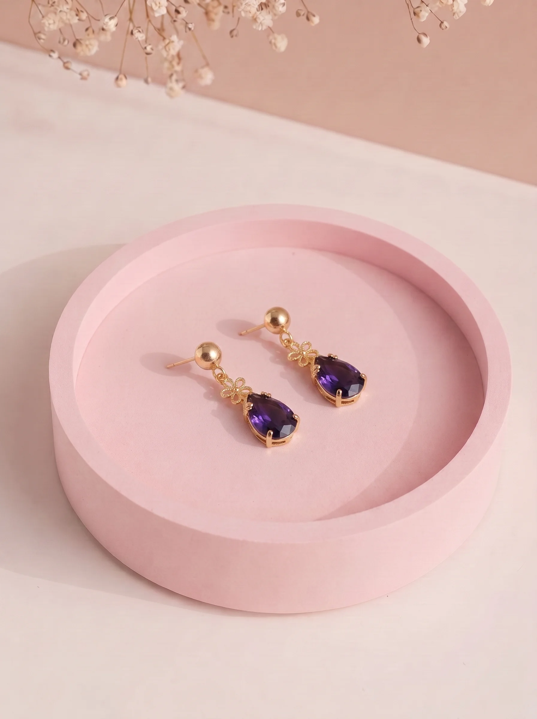 Royal Purple Earrings - Image 4