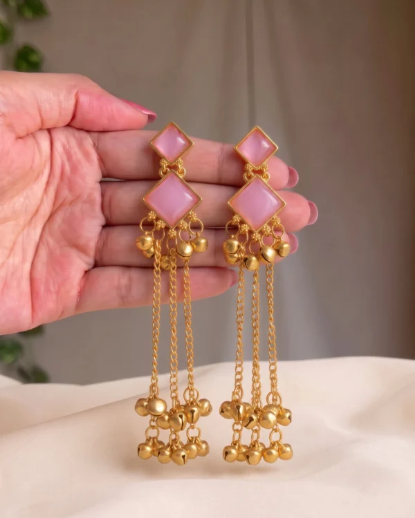 Blush Cascade Earrings