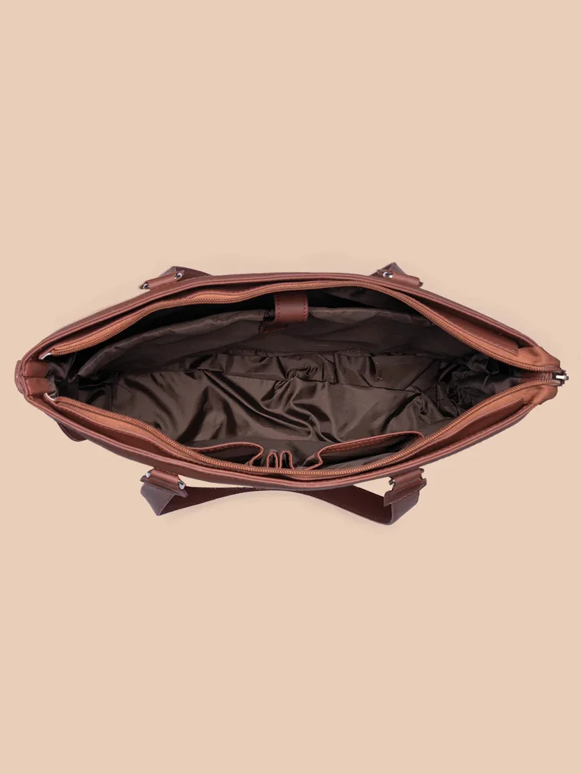 Damask Print Tote Bag - Image 3